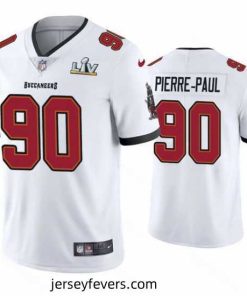 Jason Pierre Paul Buccaneers White Super Bowl Lv Vapor Limited Jersey