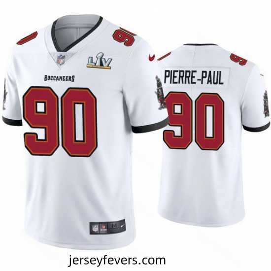 Jason Pierre Paul Buccaneers White Super Bowl Lv Vapor Limited Jersey