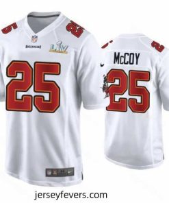 Lesean Mccoy Buccaneers White Super Bowl Lv Game Fashion Jersey