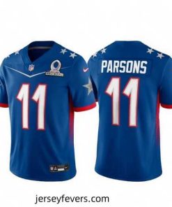 2022 NFL Pro Bowl Dallas Cowboys #11 Micah Parsons NFC Blue Jersey