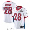 2022 NFL Pro Bowl Indiana Colts 28 Jonathan Taylor AFC White Jersey