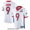 2022 NFL Pro Bowl New England Patriots 9 Matthew Judon AFC White Jersey