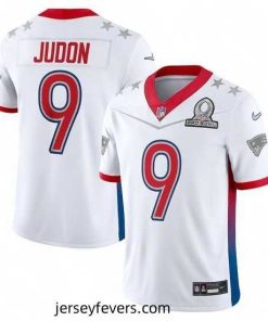 2022 NFL Pro Bowl New England Patriots 9 Matthew Judon AFC White Jersey