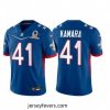 2022 NFL Pro Bowl New Orleans Saints 41 Alvin Kamara NFC Blue Jersey