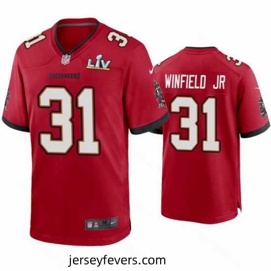 Antoine Winfield Jr. Buccaneers Red Super Bowl Lv Game Jersey