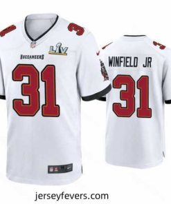 Antoine Winfield Jr. Buccaneers White Super Bowl Lv Game Jersey