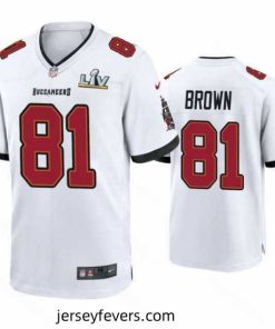 Antonio Brown Buccaneers White Super Bowl Lv Game Jersey
