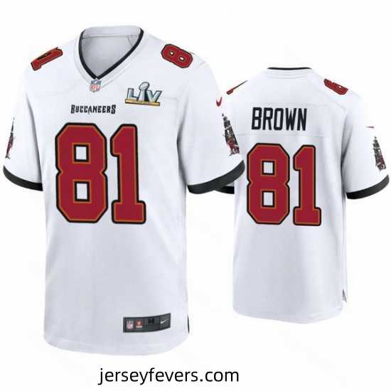 Antonio Brown Buccaneers White Super Bowl Lv Game Jersey