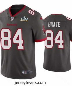 Cameron Brate Buccaneers Pewter Super Bowl Lv Vapor Limited Jersey