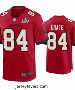 Cameron Brate Buccaneers Red Super Bowl Lv Game Jersey