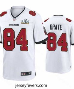 Cameron Brate Buccaneers White Super Bowl Lv Game Jersey