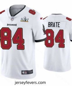 Cameron Brate Buccaneers White Super Bowl Lv Vapor Limited Jersey