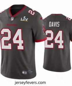 Carlton Davis Buccaneers Pewter Super Bowl Lv Vapor Limited Jersey