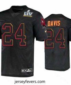 Carlton Davis Tampa Bay Buccaneers Black Super Bowl Lv Jersey