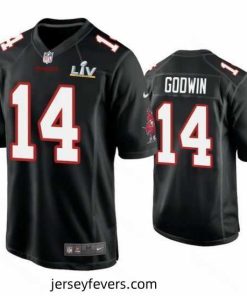Chris Godwin Buccaneers Black Super Bowl Lv Game Fashion Jersey