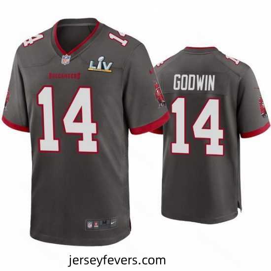 Chris Godwin Buccaneers Pewter Super Bowl Lv Game Jersey