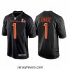 Cincinnati Bengals 1 Ja 27Marr Chase 2022 Black Super Bowl LVI Game Stitched Jersey