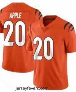 Cincinnati Bengals #20 Eli Apple 2021 Orange Vapor Limited Stitched NFL Jersey