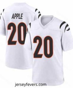 Cincinnati Bengals #20 Eli Apple 2021 White Vapor Limited Stitched NFL Jersey