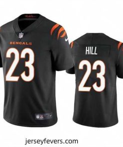 Cincinnati Bengals 23 Daxton Hill Black Vapor Untouchable Limited Stitched Jersey