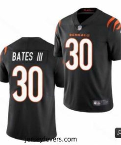 Cincinnati Bengals #30 Jessie Bates III 2021 Black Vapor Untouchable Limited Stitched NFL Jersey