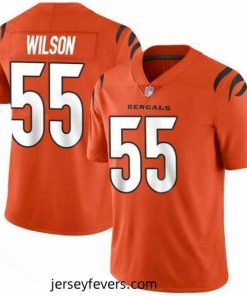 Cincinnati Bengals 55 Logan Wilson 2021 Orange Vapor Untouchable Limited Stitched Jersey