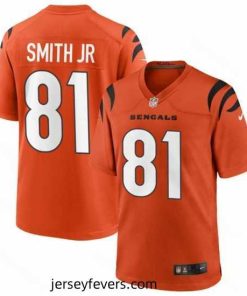 Cincinnati Bengals 81 Irv Smith Jr  Orange Jersey
