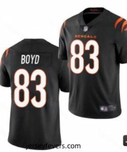 Cincinnati Bengals #83 Tyler Boyd 2021 Black Vapor Untouchable Limited Stitched NFL Jersey