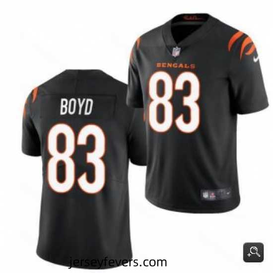 Cincinnati Bengals #83 Tyler Boyd 2021 Black Vapor Untouchable Limited Stitched NFL Jersey
