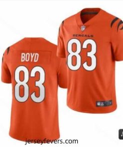 Cincinnati Bengals #83 Tyler Boyd 2021 Orange Vapor Untouchable Limited Stitched NFL Jersey