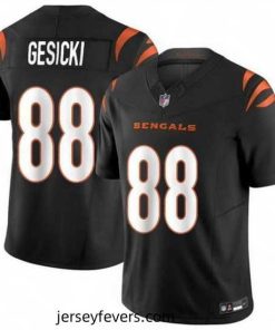 Cincinnati Bengals 88 Mike Gesicki Black 2024 F.U.S.E  Vapor Untouchable Limited Stitched Jersey