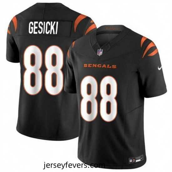 Cincinnati Bengals 88 Mike Gesicki Black 2024 F.U.S.E Vapor Untouchable Limited Stitched Jersey