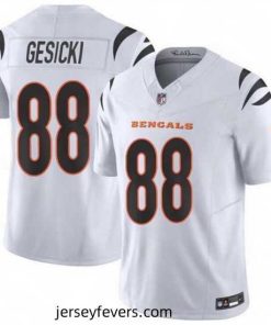 Cincinnati Bengals 88 Mike Gesicki White 2024 F.U.S.E  Vapor Untouchable Limited Stitched Jersey