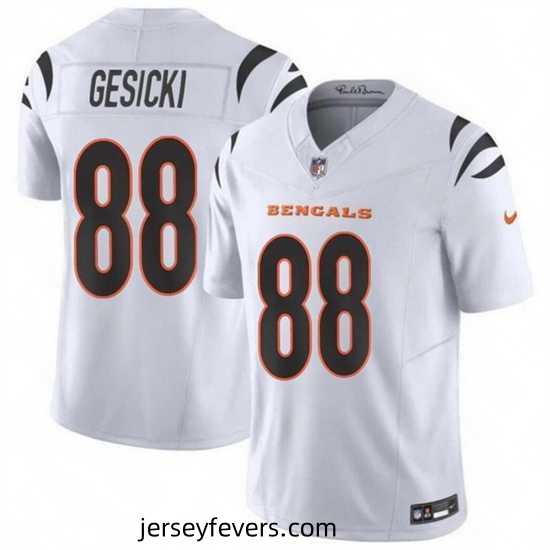 Cincinnati Bengals 88 Mike Gesicki White 2024 F.U.S.E Vapor Untouchable Limited Stitched Jersey