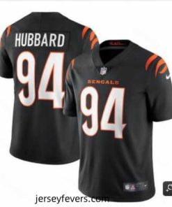 Cincinnati Bengals #94 Sam Hubbard 2021 Black Vapor Untouchable Limited Stitched NFL Jersey