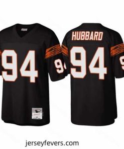 Cincinnati Bengals 94 Sam Hubbard Black Throwback Legacy Stitched Jerse