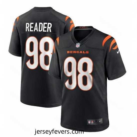 Cincinnati Bengals 98 D J Reader Black Stitched Game Jersey