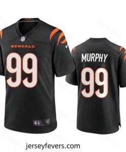 Cincinnati Bengals 99 Myles Murphy Black Stitched Game Jersey