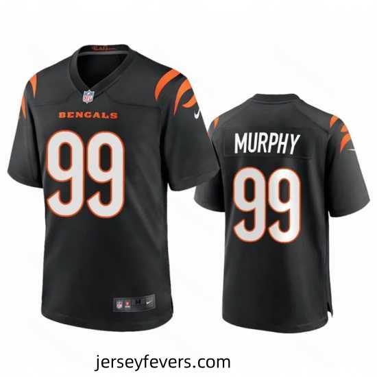 Cincinnati Bengals 99 Myles Murphy Black Stitched Game Jersey