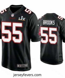 Derrick Brooks Buccaneers Black Super Bowl Lv Game Fashion Jersey