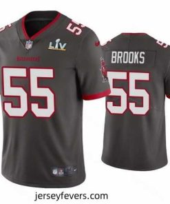 Derrick Brooks Buccaneers Pewter Super Bowl Lv Vapor Limited Jersey