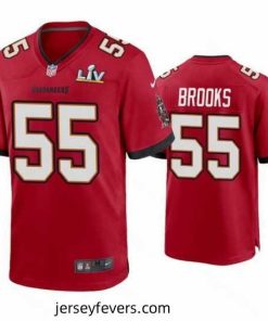 Derrick Brooks Buccaneers Red Super Bowl Lv Game Jersey