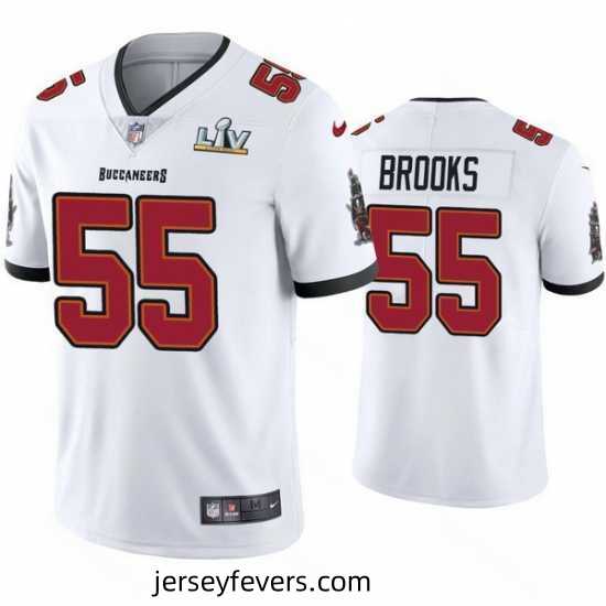Derrick Brooks Buccaneers White Super Bowl Lv Vapor Limited Jersey