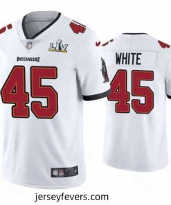 Devin White Buccaneers White Super Bowl Lv Vapor Limited Jersey