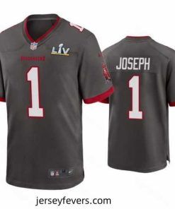 Greg Joseph Buccaneers Pewter Super Bowl Lv Game Jersey