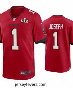 Greg Joseph Buccaneers Red Super Bowl Lv Game Jersey