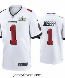 Greg Joseph Buccaneers White Super Bowl Lv Game Jersey
