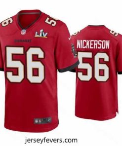 Hardy Nickerson Buccaneers Red Super Bowl Lv Game Jersey