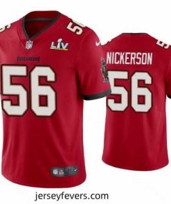 Hardy Nickerson Buccaneers Red Super Bowl Lv Vapor Limited Jersey