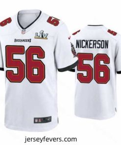 Hardy Nickerson Buccaneers White Super Bowl Lv Game Jersey